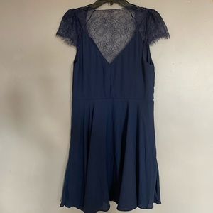 Lace Navy Dress